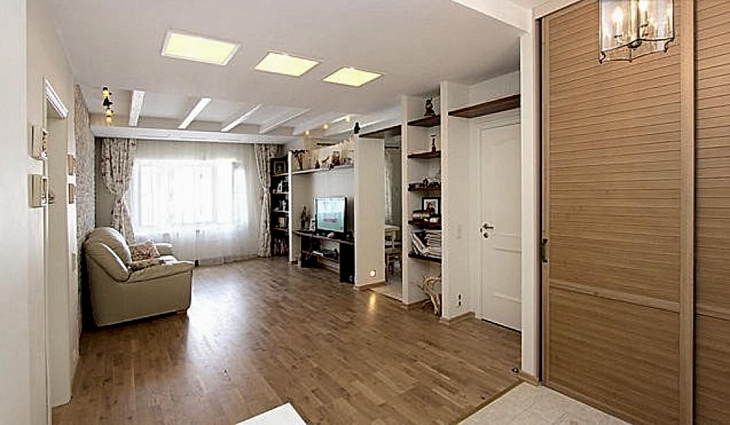 Евроремонт двухкомнатной квартиры 66.4м2 в Алматы